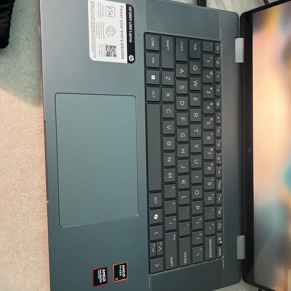 HP Silver Laptop with Sleek Design